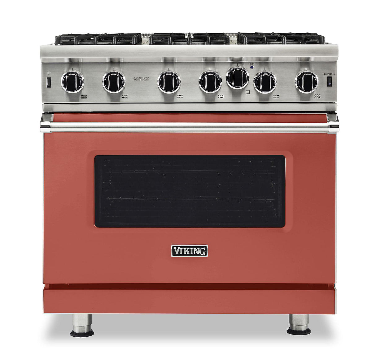 VIKING VGIC53626BSCLP 36" Open Burner Gas Range - VGIC5362 Viking 5 Series Red