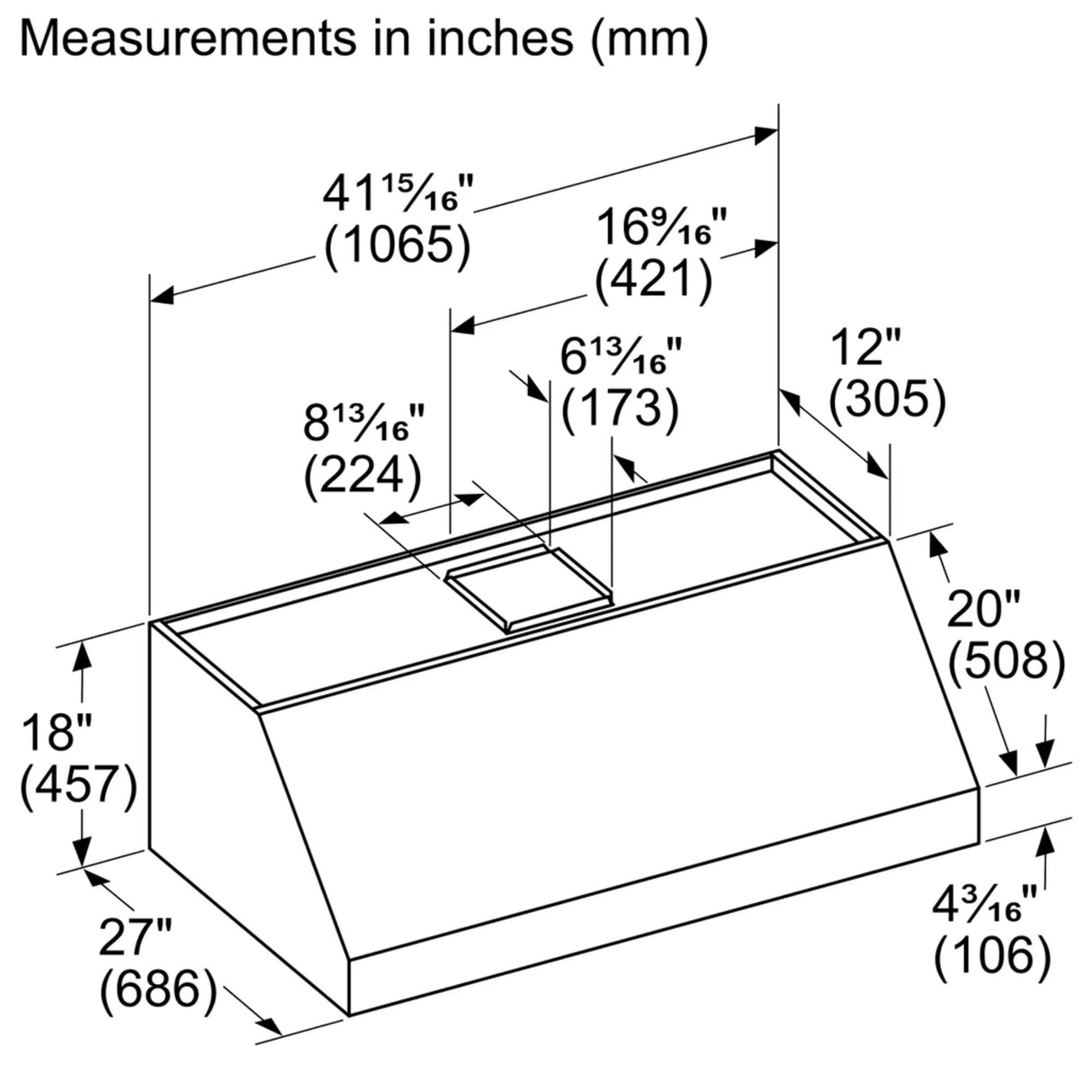 THERMADOR PH42GWS Professional Wall Hood 42'' in Stainless Steel