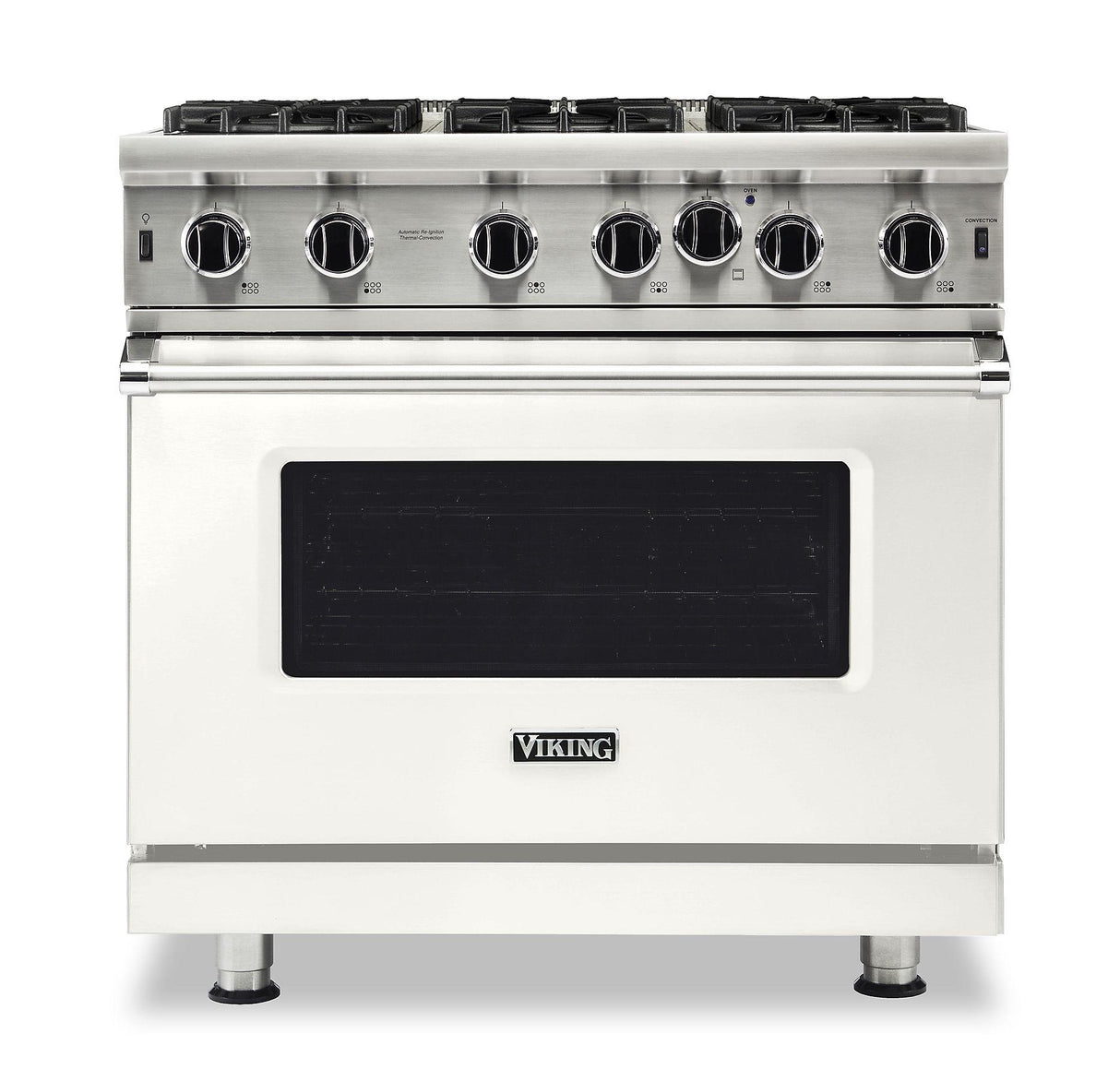 VIKING VGIC53626BPWLP 36" Open Burner Gas Range - VGIC5362 Viking 5 Series White