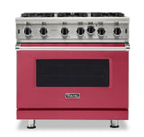 VIKING VGIC53626BVA 36" Open Burner Gas Range - VGIC5362 Viking 5 Series Red