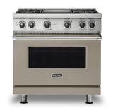 VIKING VGR5364GNALP 36" Gas Range - VGR536 Viking 5 Series Gray