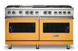 VIKING VDR5606GQDA 60" Dual Fuel Range - VDR560 Viking 5 Series Yellow
