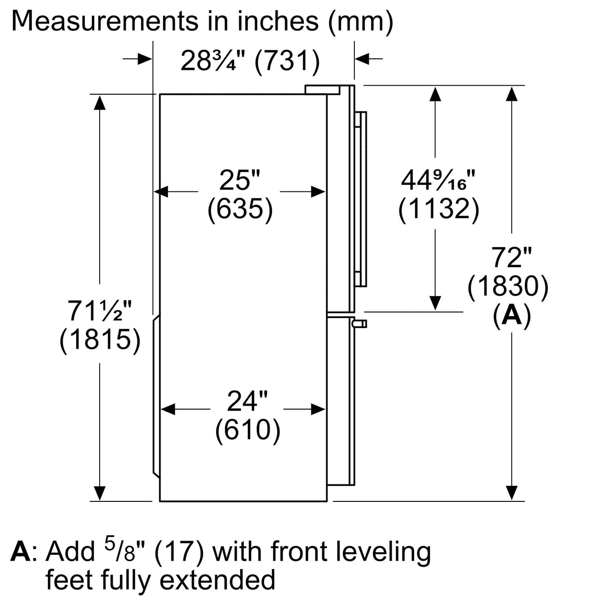 THERMADOR T36FT810NS Freedom® Freestanding French Door Bottom Mount Refrigerator 36'' Masterpiece® in Stainless Steel