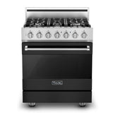 VIKING RVGR33025BCS 30" Self-Cleaning Gas Range - RVGR3302 Viking 3 Series Black