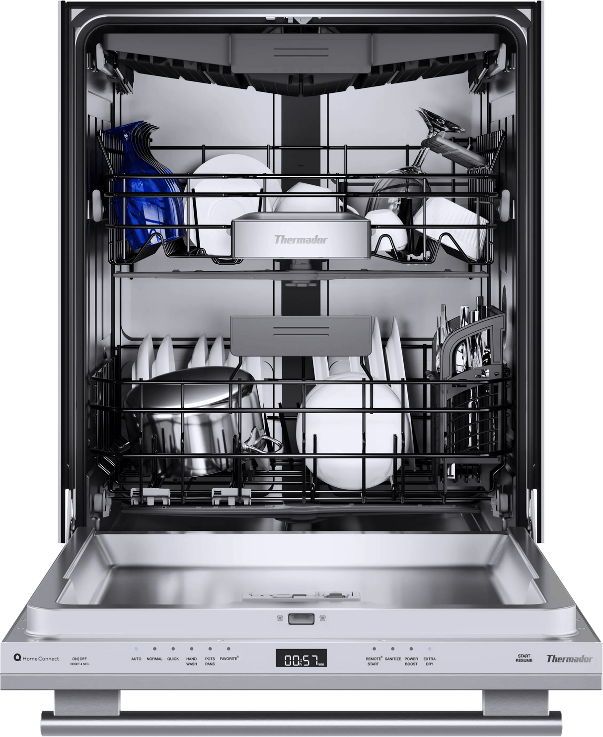THERMADOR DWHD640EFM Emerald® Dishwasher 24'' Masterpiece® in Stainless Steel