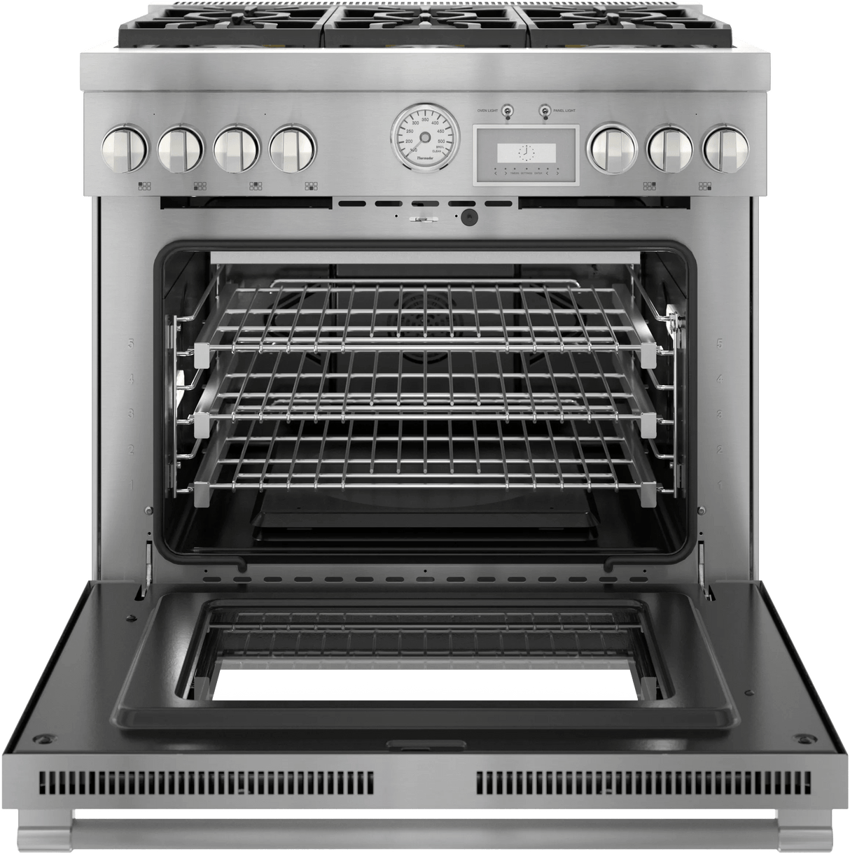THERMADOR PRG366WG PRG366WG Gas Professional Range 36'' Pro Grand® Commercial Depth in Stainless Steel
