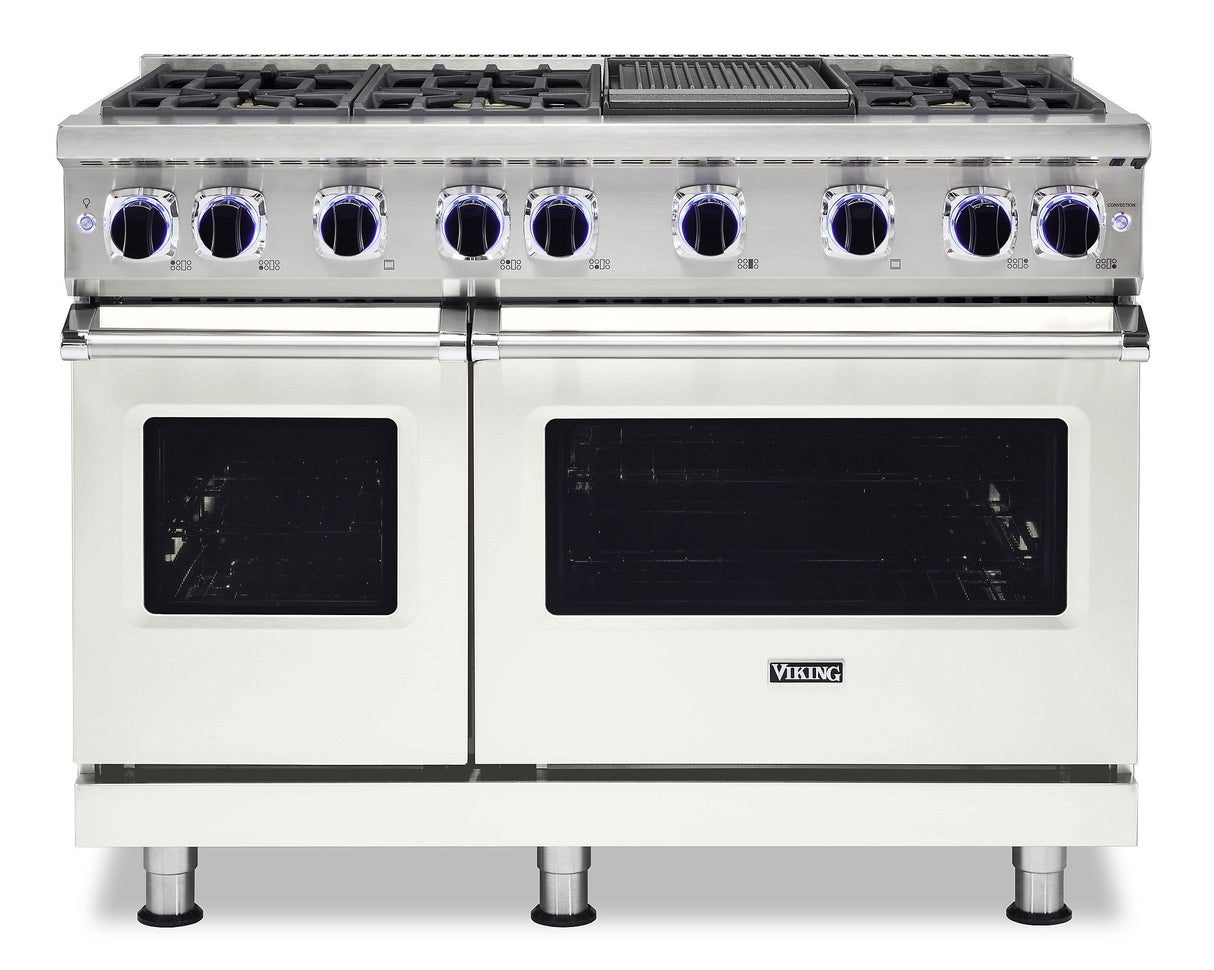 VIKING VGR74826GPW 48" Sealed Burner Gas Range - VGR7482 Viking 7 Series White