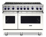 VIKING VGR74828BPWLP 48" Sealed Burner Gas Range - VGR7482 Viking 7 Series White