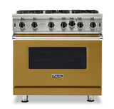 VIKING VGIC53626BGH 36" Open Burner Gas Range - VGIC5362 Viking 5 Series Gold