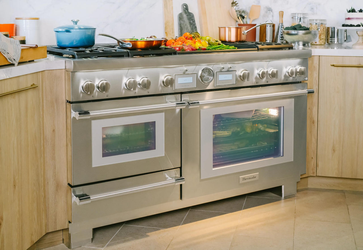 THERMADOR PRD606WESG PRD606WESG Dual Fuel Professional Range 60'' Pro Grand® Commercial Depth