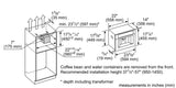 THERMADOR TCM24TS TCM24TS Built-in Coffee Machine in Stainless Steel, Removable Water Tank in Stainless Steel