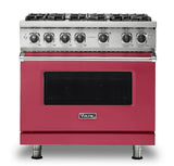VIKING VGR5366BVA 36" Gas Range - VGR536 Viking 5 Series Red