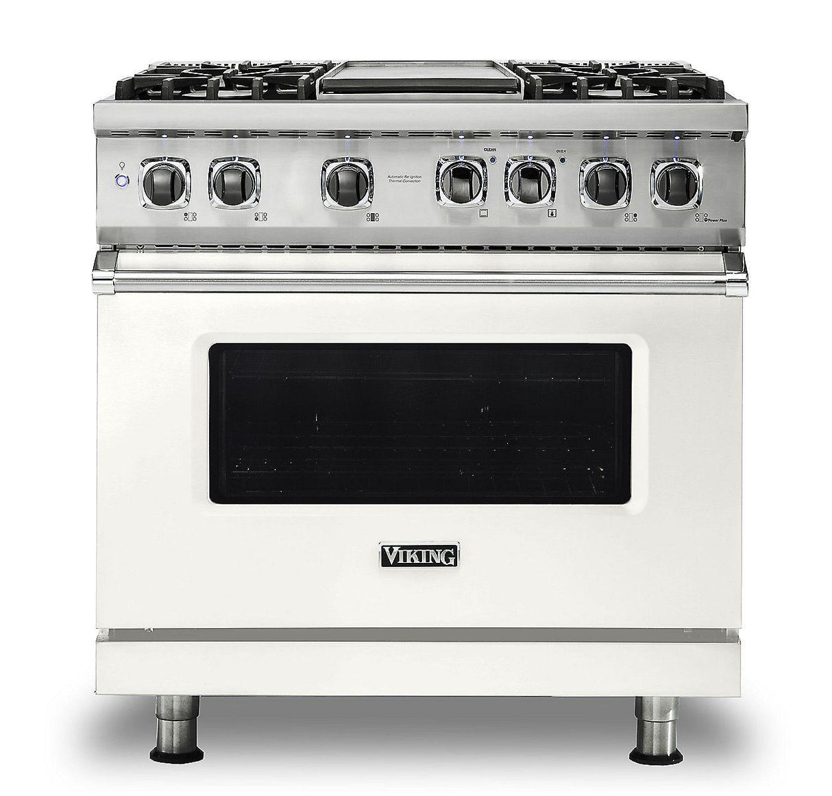 VIKING VDR5364GPWLP 36" Dual Fuel Range - VDR536 Viking 5 Series White