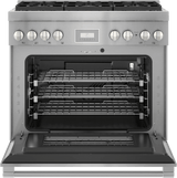 THERMADOR PRG366WH PRG366WH Gas Professional Range 36'' Pro Harmony® Standard Depth in Stainless Steel
