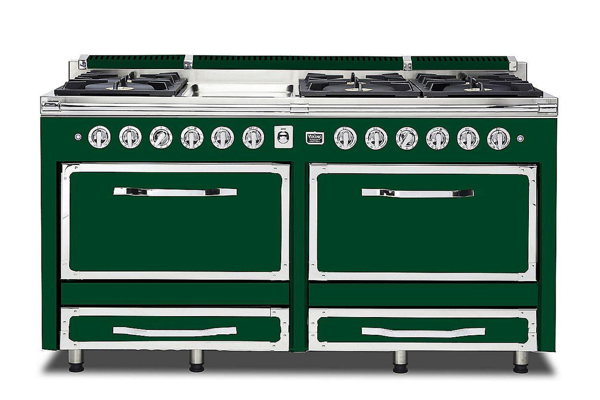 VIKING TVDR6616GIV 66"W. Tuscany Range - TVDR661 Green