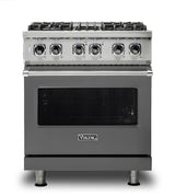 VIKING VDR5304BDGLP 30" Dual Fuel Range - VDR530 Viking 5 Series Gray