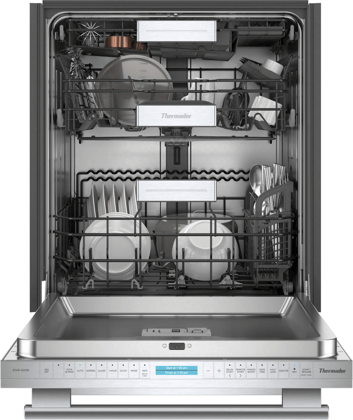 THERMADOR DWHD770CFM Star Sapphire® Dishwasher 24'' Masterpiece® in Stainless Steel