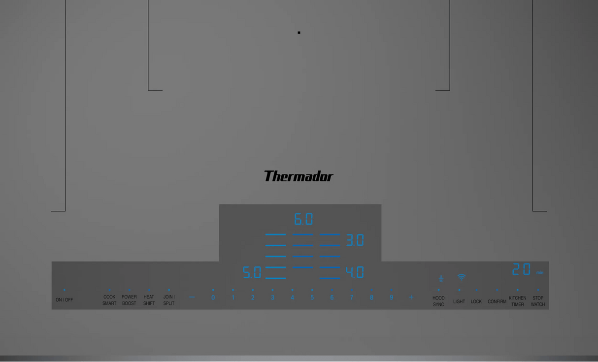 THERMADOR CIT367YG Liberty® Induction Cooktop 36'' Titanium Gray, Without Frame