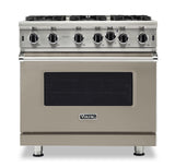 VIKING VGIC53626BNA 36" Open Burner Gas Range - VGIC5362 Viking 5 Series Gray