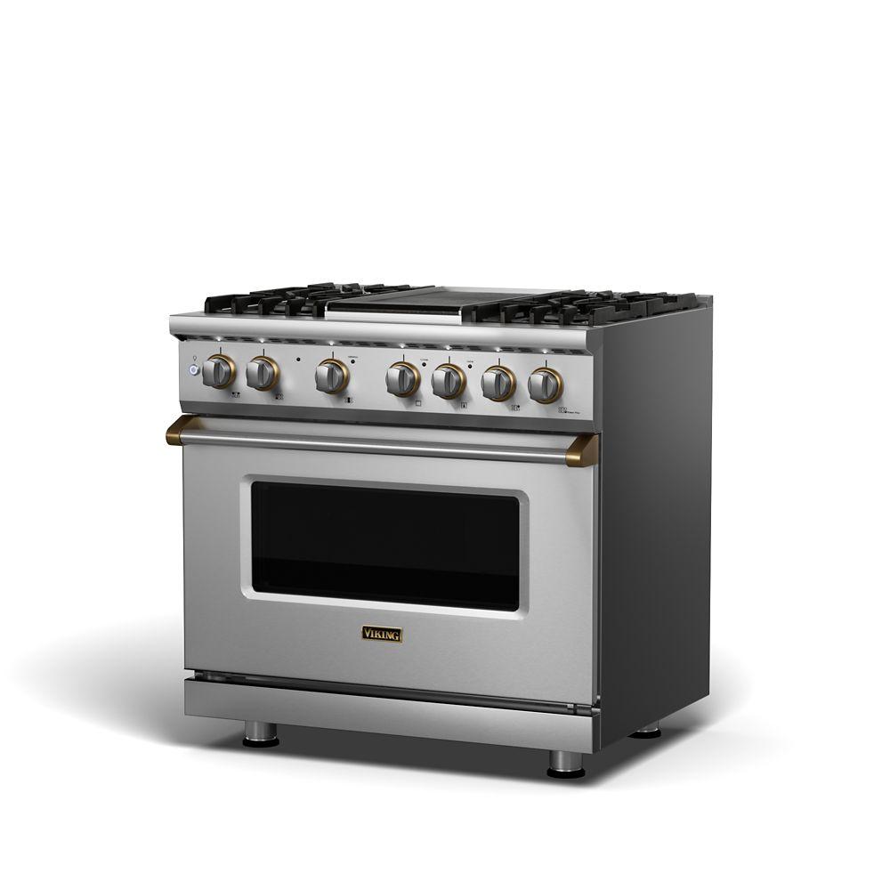 VIKING VDR5366BSC 36" Dual Fuel Range - VDR536 Viking 5 Series Red