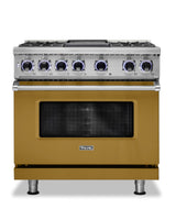 VIKING VDR73624GGHLP 36" Dual Fuel Range - VDR7362 Viking 7 Series Gold