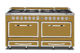 VIKING TVDR6618BGH 66"W. Tuscany Range - TVDR661 Gold