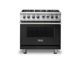 VIKING VDR73626BCSLP 36" Dual Fuel Range - VDR7362 Viking 7 Series Black