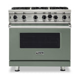VIKING VGIC53626BEU 36" Open Burner Gas Range - VGIC5362 Viking 5 Series Green