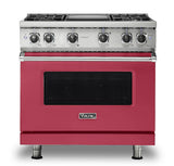 VIKING VGR5364GVALP 36" Gas Range - VGR536 Viking 5 Series Red