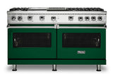 VIKING VGR5606GQIVLP 60" Gas Range - VGR560 Viking 5 Series Green