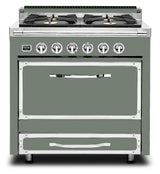 VIKING TVDR3614BEU 36"W. Tuscany Range - TVDR361 Green