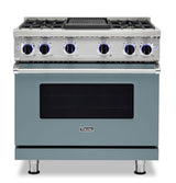 VIKING VGR73624GNSLP 36" Sealed Burner Gas Range - VGR7362 Viking 7 Series Blue