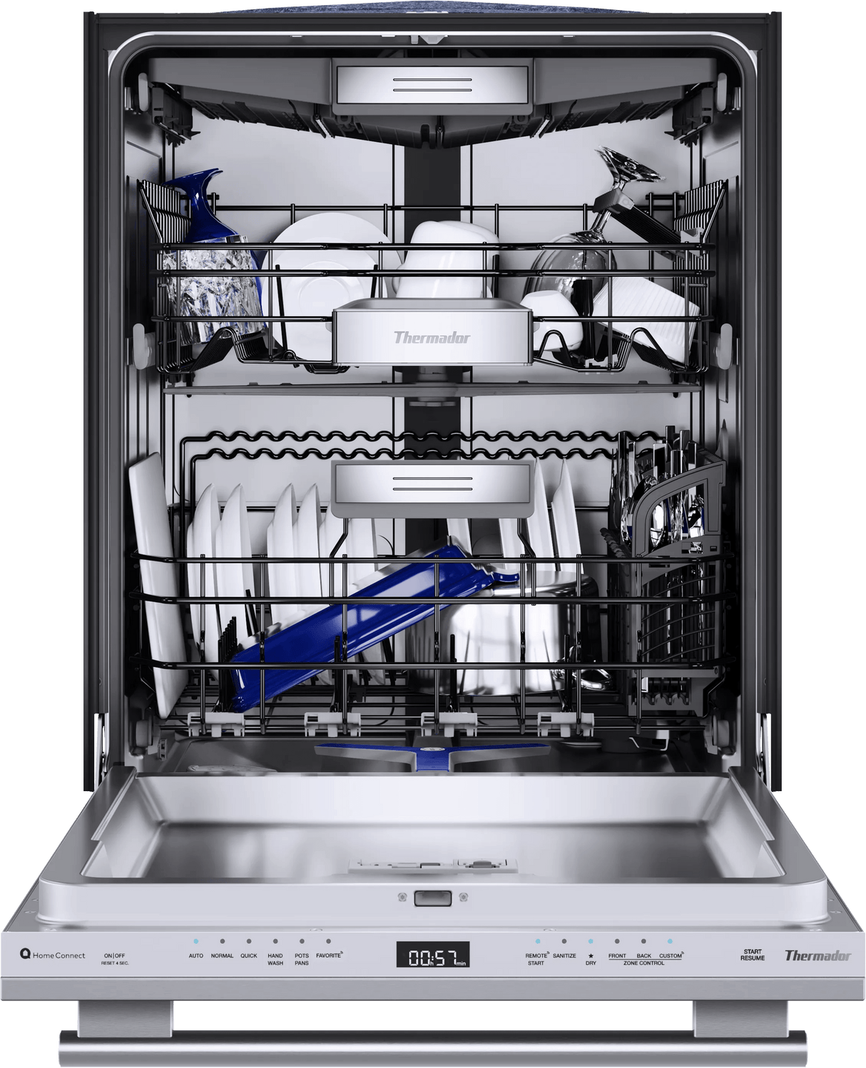 THERMADOR DWHD661EFM Star Sapphire® Dishwasher 24'' Masterpiece® in Stainless Steel