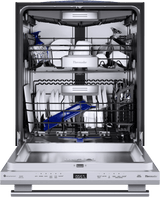 THERMADOR DWHD661EFM Star Sapphire® Dishwasher 24'' Masterpiece® in Stainless Steel