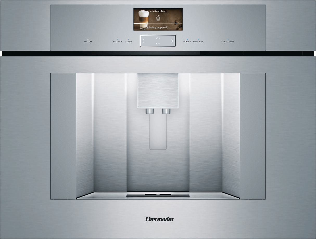 THERMADOR TCM24TS TCM24TS Built-in Coffee Machine in Stainless Steel, Removable Water Tank in Stainless Steel