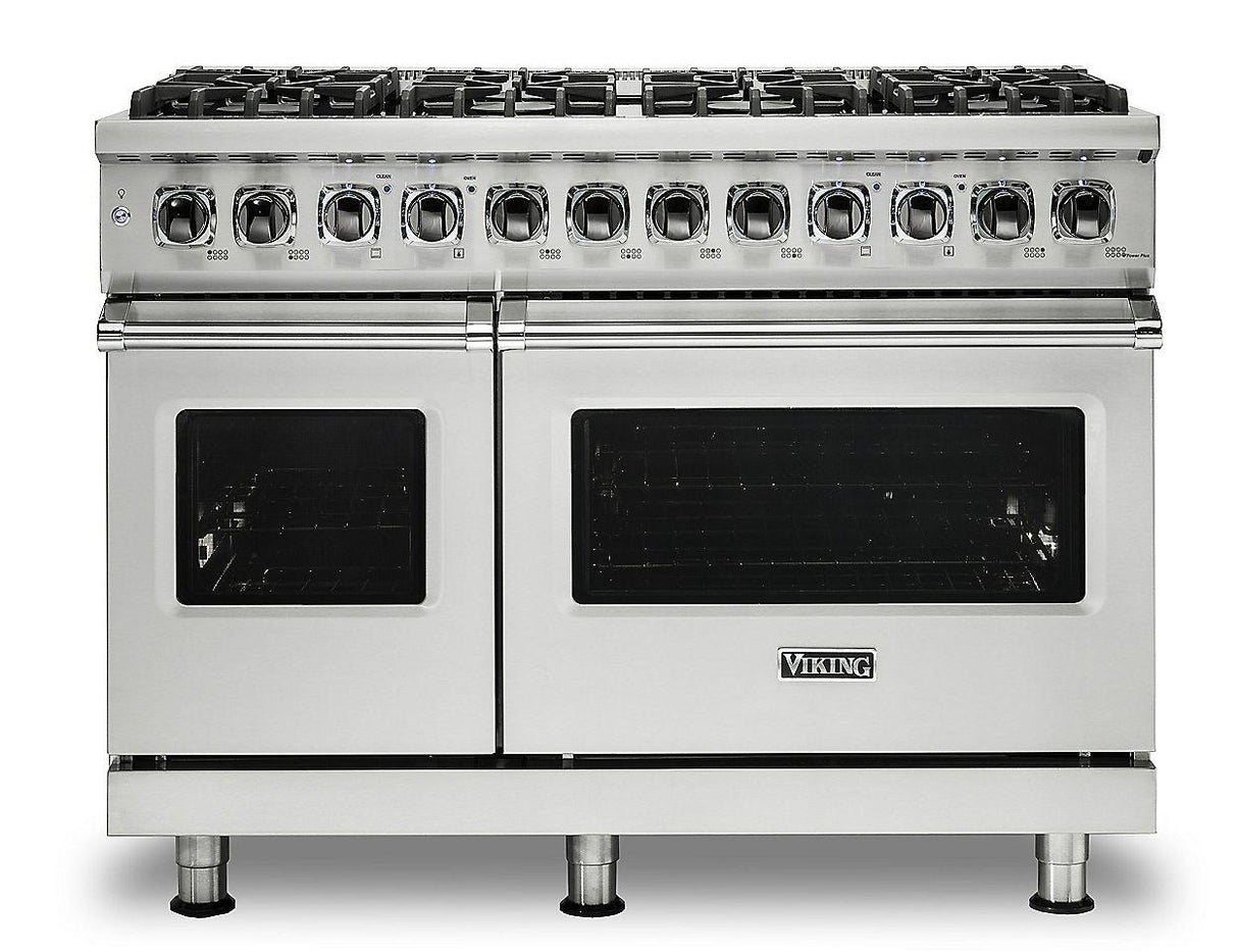 VIKING VDR5488BSSLP 48" Dual Fuel Range - VDR548 Viking 5 Series in Stainless Steel