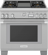 THERMADOR PRD364WDGU PRD364WDGU Dual Fuel Professional Range 36'' Pro Grand® Commercial Depth in Stainless Steel
