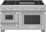 THERMADOR PRD606WESG PRD606WESG Dual Fuel Professional Range 60'' Pro Grand® Commercial Depth
