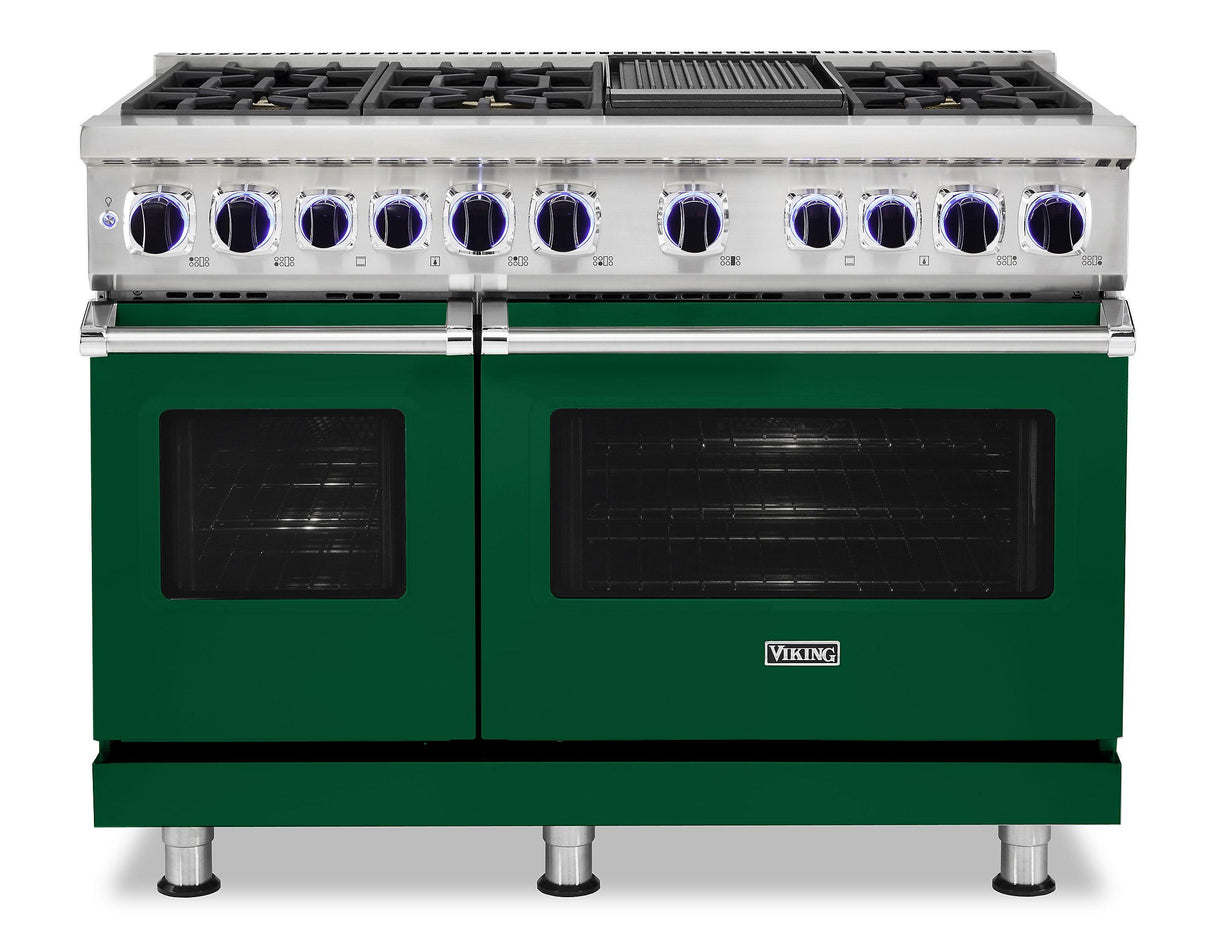 VIKING VDR74826GIVLP 48" Dual Fuel Range - VDR7482 Viking 7 Series Green