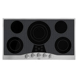 VIKING RVEC3365BSB 36" Electric Cooktop - RVEC in Stainless Steel On Black