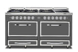 VIKING TVDR6616IDG 66"W. Tuscany Range - TVDR661 Gray