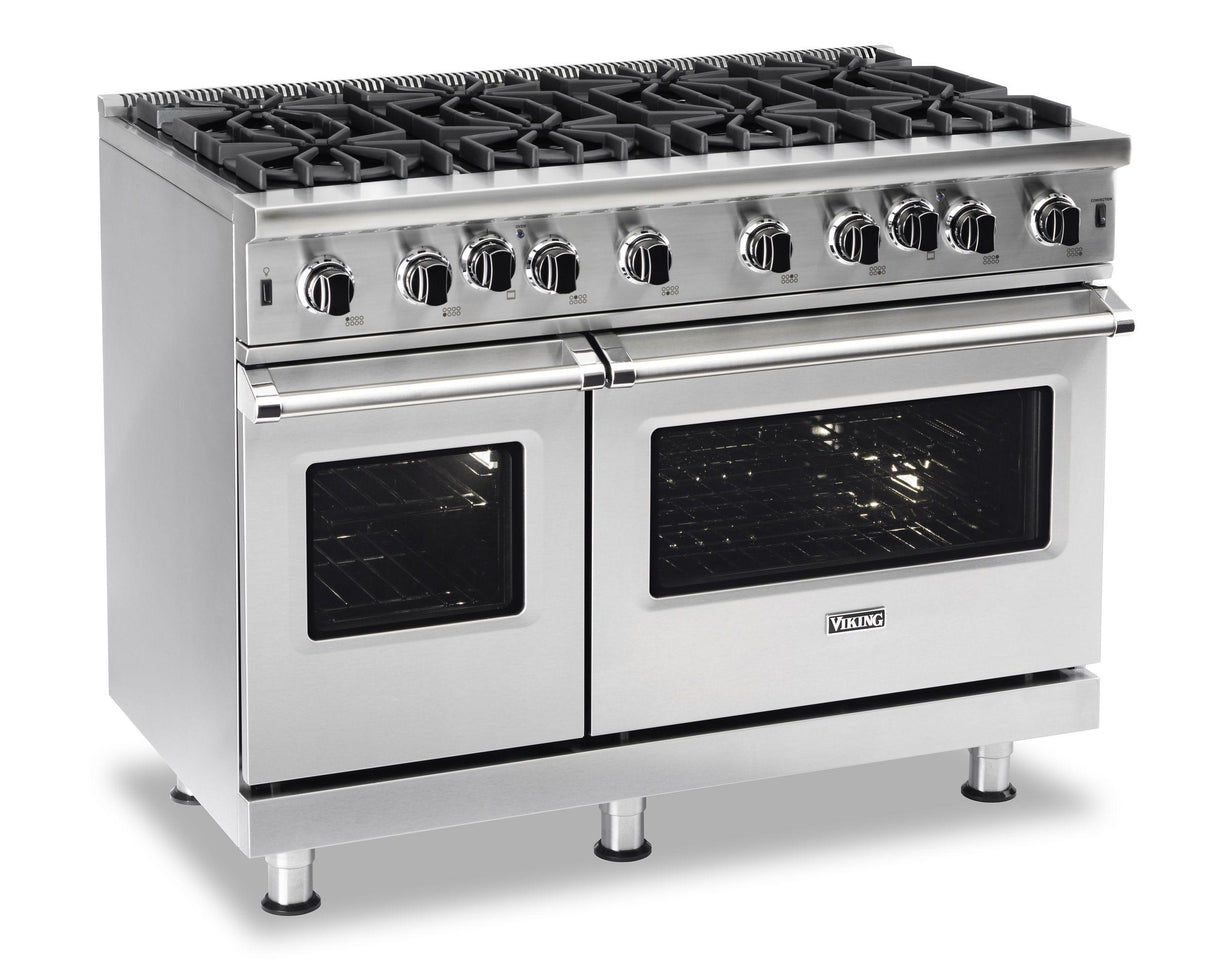 VIKING VGIC54828BMA 48" Open Burner Gas Range - VGIC5482 Viking 5 Series Gray