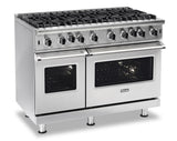 VIKING VGIC54828BCSLP 48" Open Burner Gas Range - VGIC5482 Viking 5 Series Black