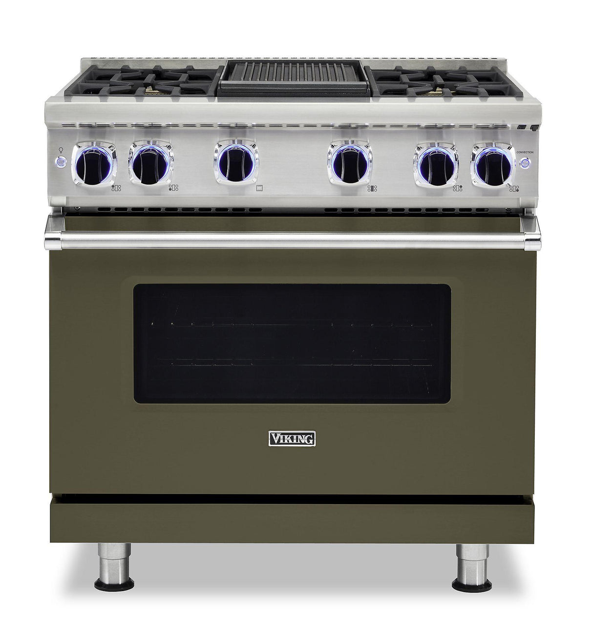 VIKING VGR73624GMA 36" Sealed Burner Gas Range - VGR7362 Viking 7 Series Gray