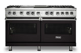 VIKING VDR5606GQONLP 60" Dual Fuel Range - VDR560 Viking 5 Series Black