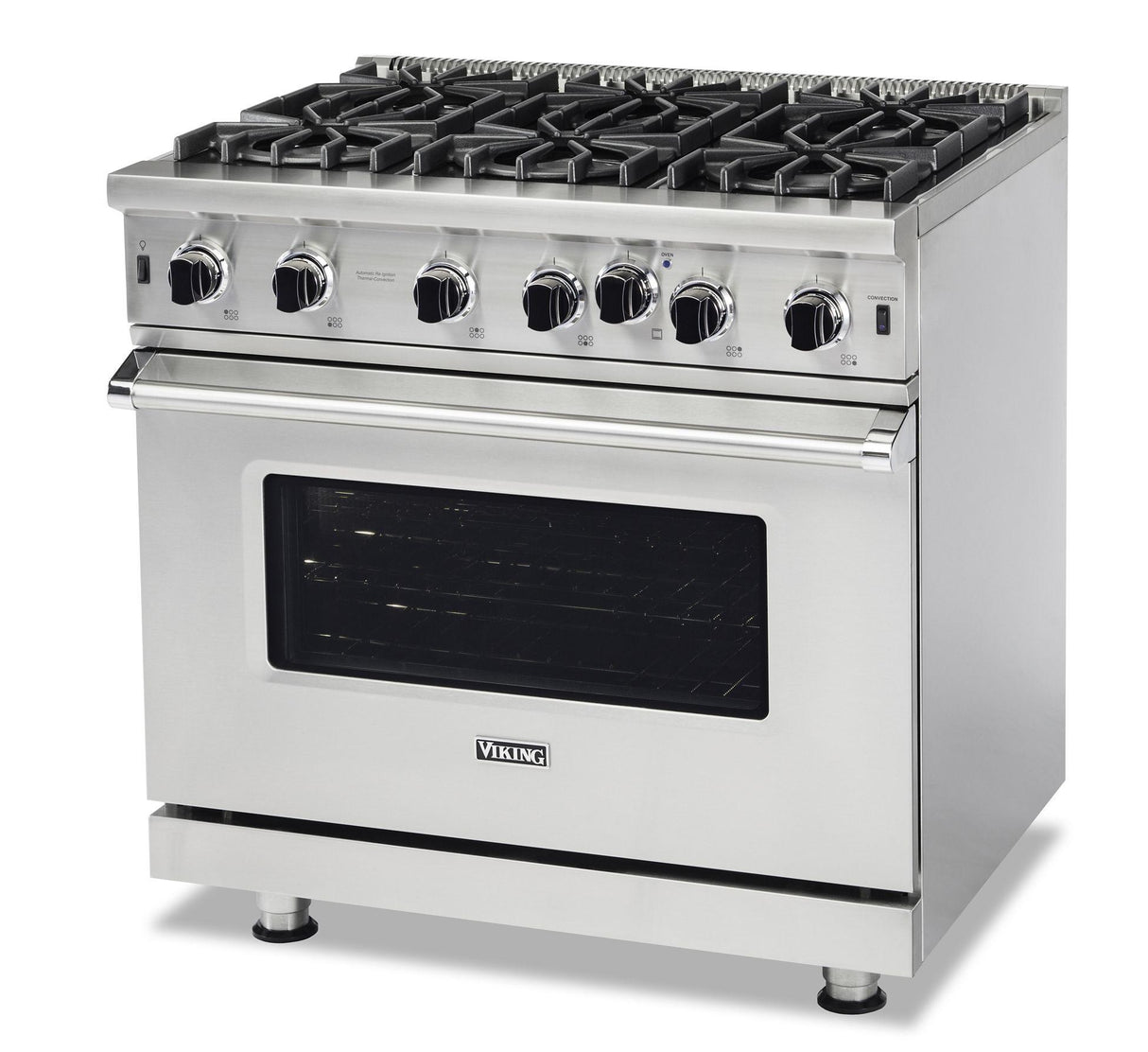 VIKING VGIC53626BBHLP 36" Open Burner Gas Range - VGIC5362 Viking 5 Series Pink
