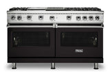 VIKING VGR5606GQONLP 60" Gas Range - VGR560 Viking 5 Series Black