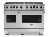 VIKING VGIC54828BSS 48" Open Burner Gas Range - VGIC5482 Viking 5 Series in Stainless Steel