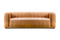 Valencia Victoria Top Grain Leather Three Seats Sofa, Cognac