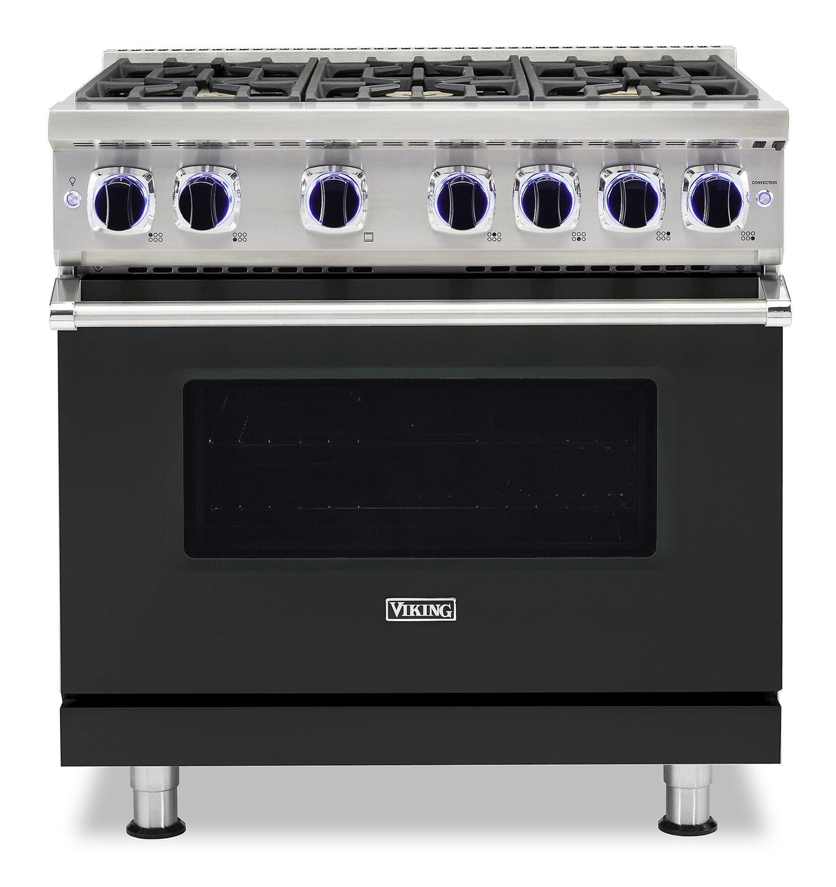 VIKING VGR73626BAN 36" Sealed Burner Gas Range - VGR7362 Viking 7 Series Bronze